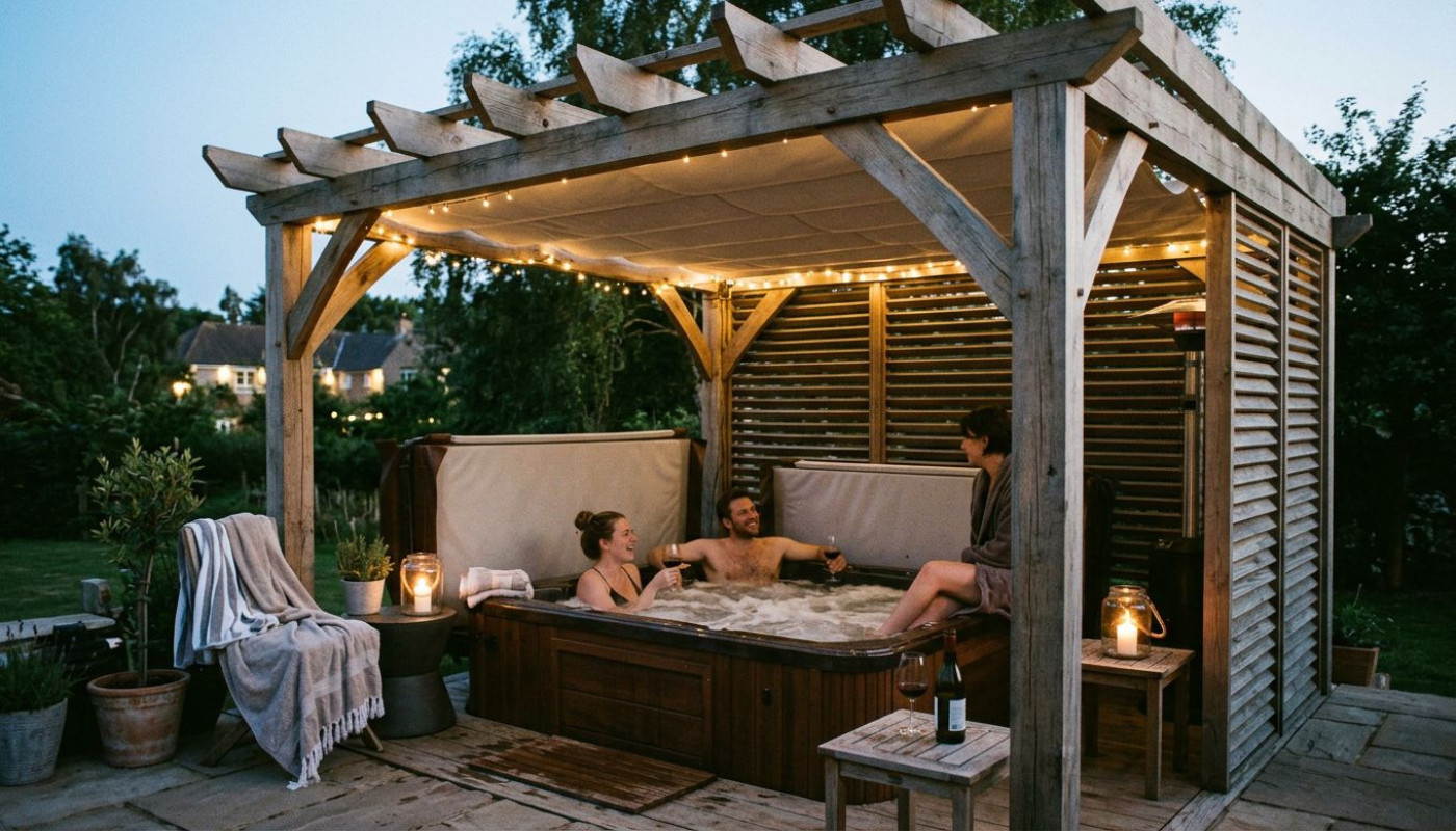 Des abris spa ingénieux pour transformer vos soirées détente
